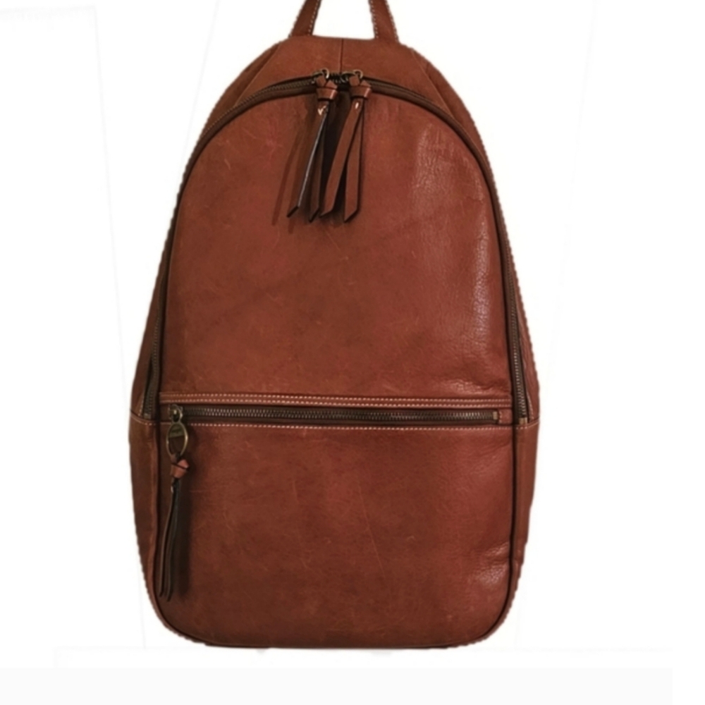 Margot Large Leather Unisex Backpack (Rare)